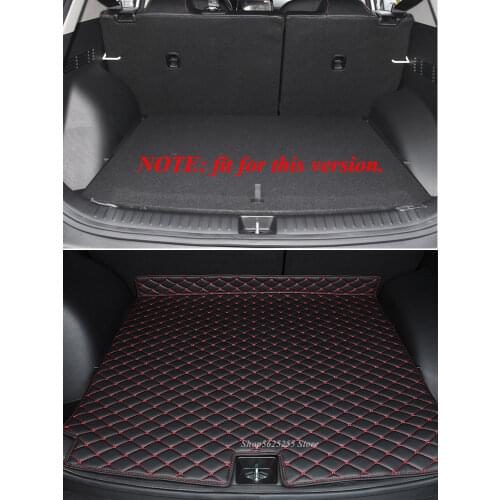 Car Trunk Mat Protection For Kia Seltos KX3 2020 2021 Accessories Trunk Pat Anti-dirty High-side Waterproof