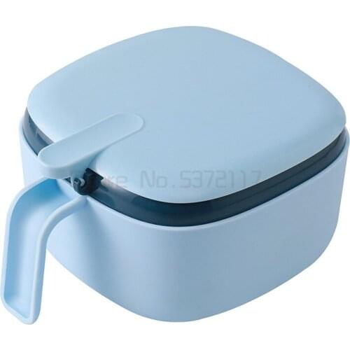 Kitchen seasoning pot salt pot seasoning box seasoning bottle combination set oil pot seasoning pot glass box