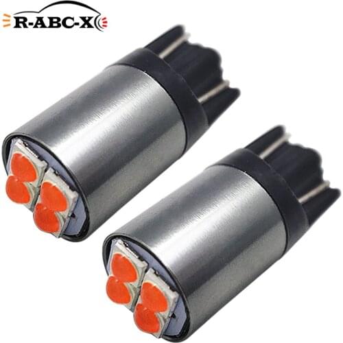 RUIANDSION 2X C'REE XBD T10 W5W Car LED Bulb Reading Dome Lamp Trucks Clearance Light 10V-60V 12V 24V Ice Bule Red White Yellow