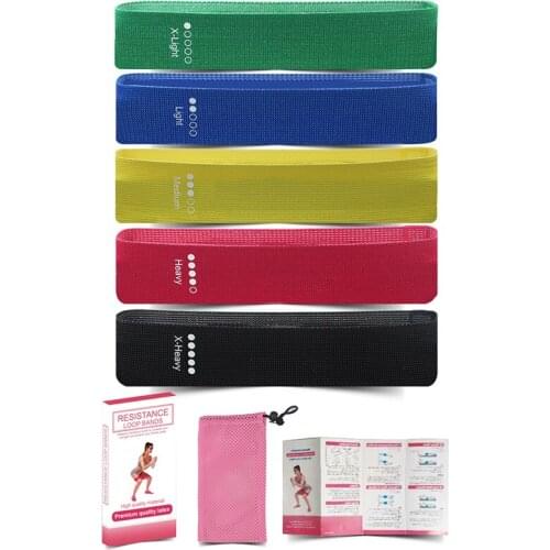Fitness Yoga Resistance Bands Set Bands Women Exercise Hip Loop Belts Expander Workout Band Home Gym Equipment Stetching Strap