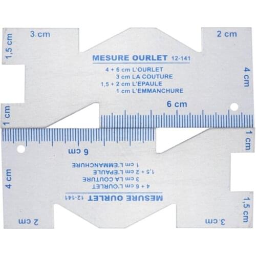 Practical Metal Quilting Ruler DIY Sewing Precision Seam Measuring Gauge Handcraft Patchwork Tool Sewing Quilting Accessories