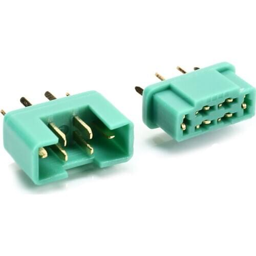 MPX 6Pin Green Plug Connector Male Female for RC Model Charger Battery DIY Parts