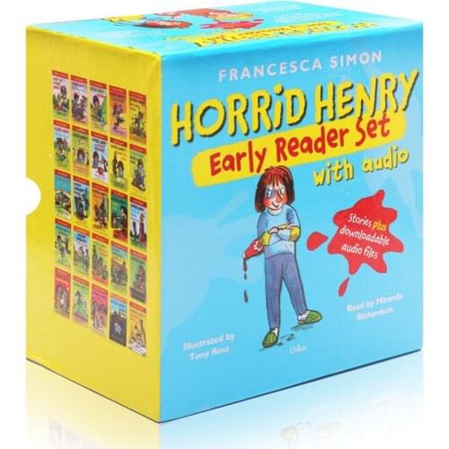 25 books gift box set Horrid Henry Early Readers Set English picture Book for Kids comics Story Book Children early Education