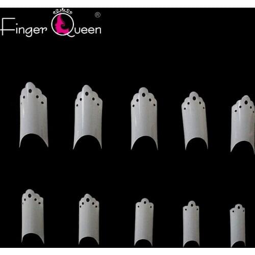 120/600pcs Nail Tips Natural Flower Pattern Ballerina Fake Nails UV Gel Suitable for Professional Salon on Nails