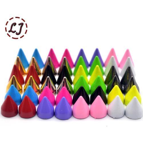 New 30sets/lot alloy screw knob tip rivets handbag belt shoes punk metal rivet crafts buckles accessories DIY handmade scrapbook