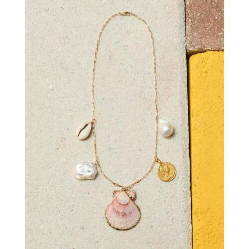 Boho large baroque freshwater pearl pendant necklace femme gorgeous luxury RAFEALE necklaces gift for women Christmas gifts