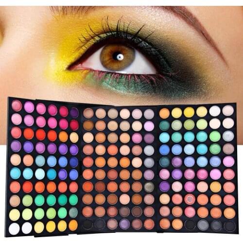 Popfeel 180 Color Eyeshadow Palette Shimmer and Matte Nude Makeup Eyeshadow Palette Cosmetic Eye Shadow Palette dfdf