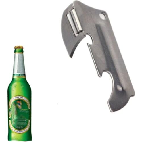 Polished Stainless Steel Finishwith The Utili-key Stainless Steel Multi-function Can Opener Opener Folding Mini Opener Hot