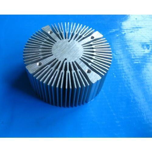 Free Ship 2PCS Custom LED radiator 10-30W aluminum radiator Sunflower aluminum radiator diameter 90mm,solid 32MM,high 30mm cool