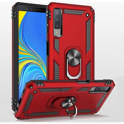 Luxury Armor Shockproof Case For Samsung Galaxy Note 10 Silicone Hybrid Case For Galaxy note 10 pro note 9 8 Metal Ring cover