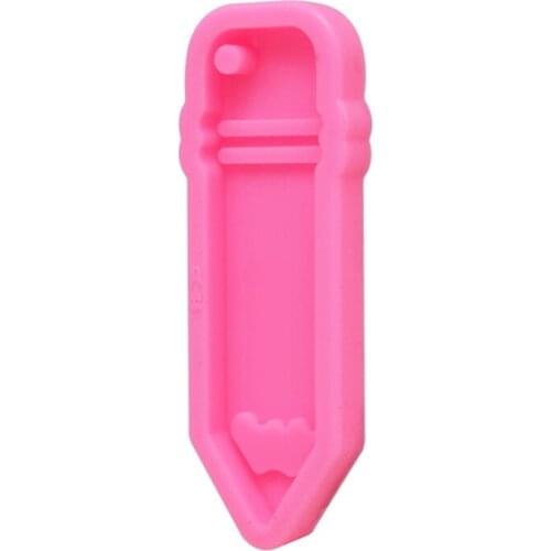 Crystal Epoxy Resin Mold Super Glossy Pencil Key Chain Casting Silicone Mould