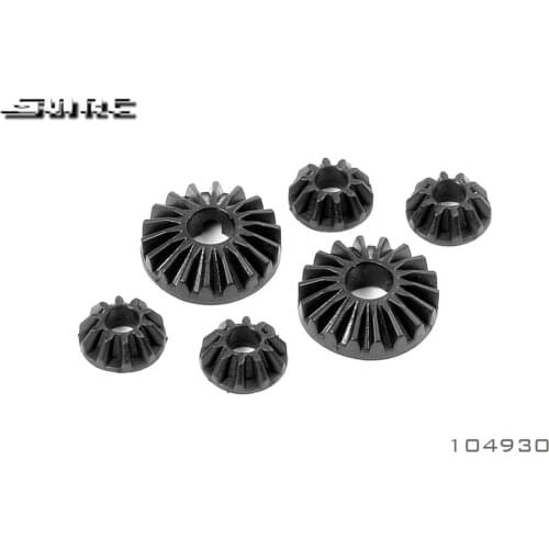 SNRC DK4 XRAY 104930 COMPOSITE GEAR DIFF BEVEL & SATELLITE GEARS (2+4)