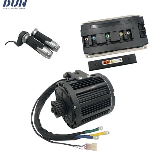 QS 100kmh Peak 7500W QS138 90H 4KW Mid Drive Motor With EM200 Controller Powertrain for Offroad Dirtbike Electric Motorcycle
