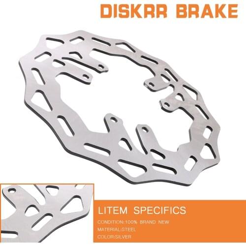 Motorcycle Steel Brake Disc Rotor For YAMAHA DT125 TW125 XYZ125 YZ125 DT200 TW200 XT225 XG250 XT250 YZ490