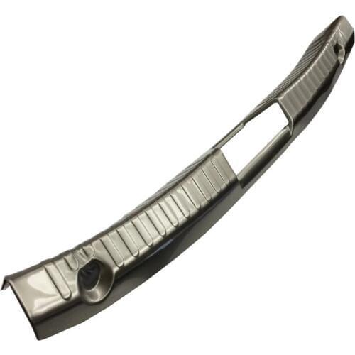 Stainless Steel Rear Trunk Internal Scuff Plate for Mazda 3/Axela 2014 2015 2016 Sedan Rear Bumper Protector Sill Car Accessory