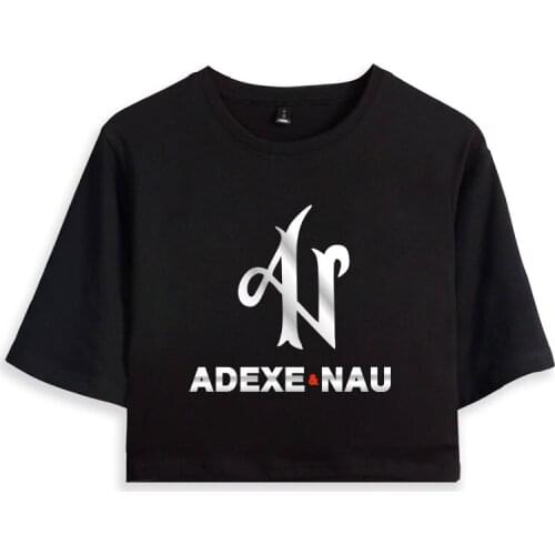 Adexe & Nau Summer New Hot Sale Letter Graphic Print Short Sleeve Loose Top All-match Casual Style Street Harajuku Sexy T-shirts