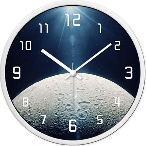 Stars wall clocks, living room, modern and simple atmosphere, stylish home decoration, quartz clock, creativity