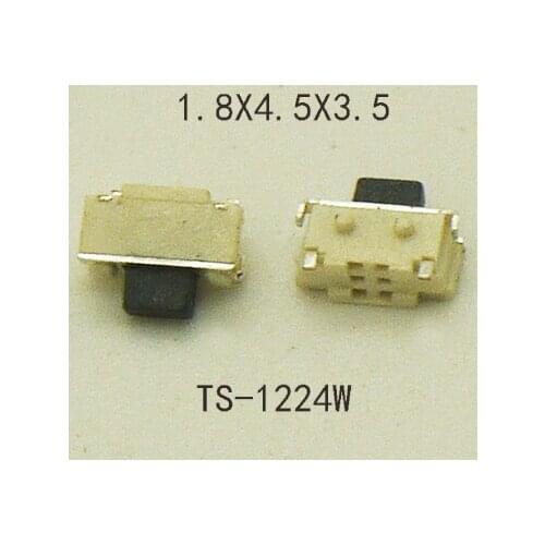 20PCS/100PCS SMT 2X4MM 2PIN Tactile Tact Push Button Micro Switch Self-Reset Momentary for phone side push button/MP3/MP4