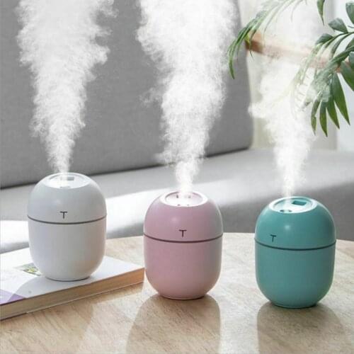 200ml Air Humidifier Home Office Car Portable Mini USB Powered Air Diffuser Silicone ABS Material Anti-dry Low Noise Humidifier
