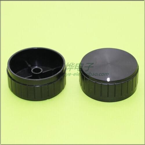 40*17.5MM black plastic knob potentiometer knob speed control knob flower shaft inner hole 6MM