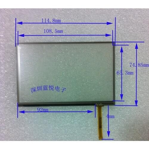 5-inch touch screen navigation touch 115 * 75 digital touch resistive touch screen