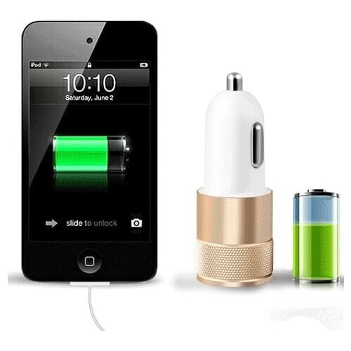 Dual USB Output Car Charger Fast Charge 5V 3.1A for Iphone X 8 7 6s 6s plus for Xiaomi Samsung Car Mobile Phone Chargers