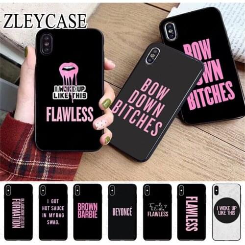 BEYONCE I BEEN DRINKIN WOKE UP FLAWLESS Phone Case For iphone x xs 12pro max 5s 6splus 7 8plus SE 12 pro xr xsmax 11pro cover
