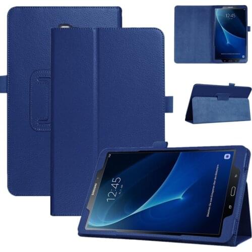 Tablet Case For Samsung Galaxy Tab A 10.5 T590 T595 SM-T590 Cover pu Leather Folding Style Stand Flip Cover Tab A 10.5 inch+film