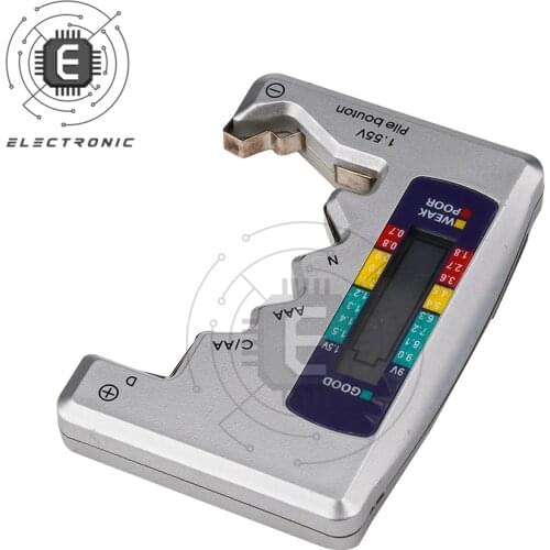 Digital Display Battery Power Detector For D/C /AA/AAA/N/1.5v /9v Batteries Meter Indicate Volt Tester Checker