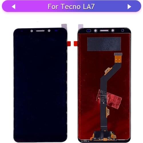 For Tecno LA7 LCD Display Touch Screen Digitizer Complete Assembly Replacement