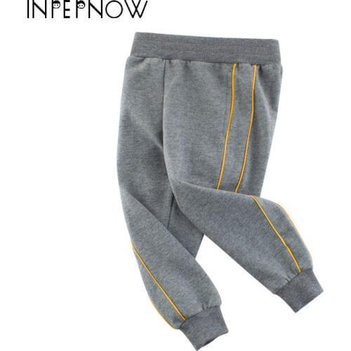 INPEPNOW Baby Boy Sweatpants Cotton 2019 Spring Girls Trousers Full Length Kids Boys Pant Children Clothes Sweatpant CK-CZX39