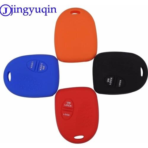 Jingyuqin 2 Buttons Remote Silicone Car-Styling Key Case Cover For Chevrolet Holder Commodore For Buick Royaum