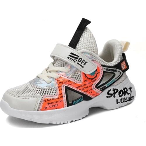 Boys And Girls Kроссовки баскет больные Casual Sports Running Sneaker Childrens Summer Single Mesh Hollow Kids Breathable Item