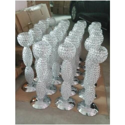 Hot sale crystal decoration table centerpiece for wedding decoration senyu0786
