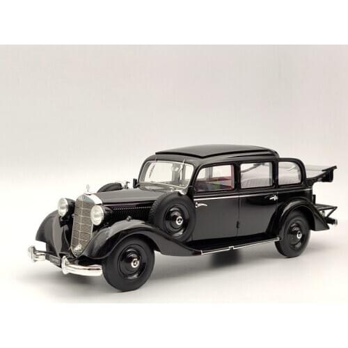 Triple9 1:18 For M~des-B~nz 260D W138 Pullman Landaulet 1936 Black 1800103 Resin Models Limited Edition Auto Toys Car Collection