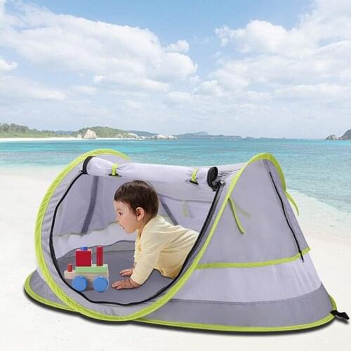 Outdoor Pop up Baby Tent Anti Pest Mosquito Mesh Sun Shelter Zipper Closure Lightweight Portable Sunshade for Infant палатка