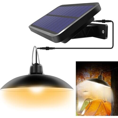 Solar Shed Lights Outdoor Indoor 16 LED Solar Pendant Light Lamp For Camping Waterproof Lighting For Garden Yard Decoration