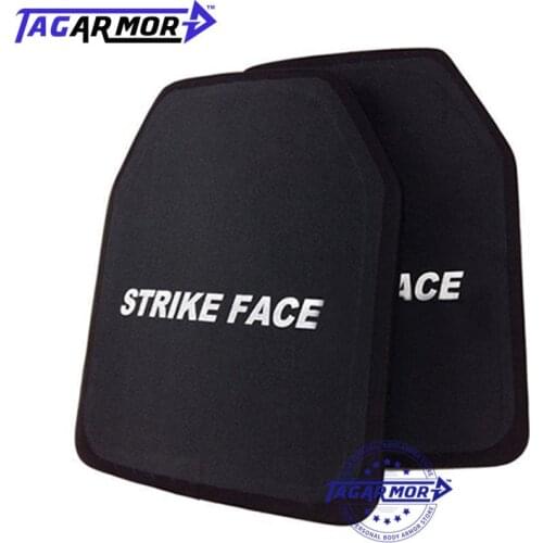 Military Police NIJ Level III Stand Alone AK47 Single Curve Ballistic Armor Plate NIJ Certified Bulletproof Hard Armour Plate
