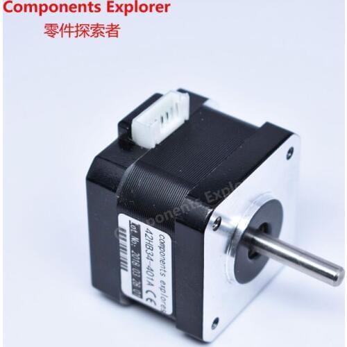 3d Printer Nema17 Stepper Motor 42HB34-401A Body 34mm 0.31N.m 1.2A High Torque