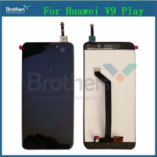 Blue Black LCD Display With Touch Screen Digitizer Front Glass For Huawei Honor V9 Play LCD Display Digitizer Panel Touch Screen