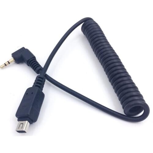 2.5mm to UC1 Spring Shutter Connecting Cable Remote Trigger Cord for Olympus OM-D E-PL6 E-PL8 EM1 E-M5 II E-M10 II E30 RM-UC1