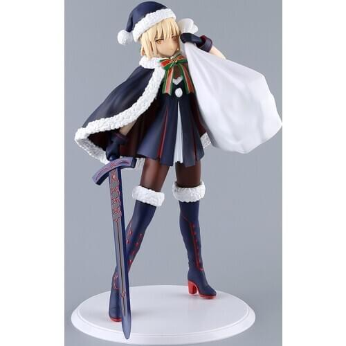 Fate/stay night Mordred black dress Xmas Saber action Figure toys christmas Merry Xmas saber figura T30