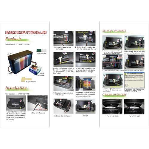 T18# Continuous Ink Supply System CISS Europe for epson XP-212 XP212 XP 212 312 305 XP-312 XP312 XP-305 XP305 Don't waste paper