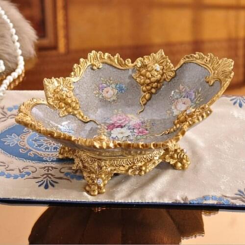 Environmental Protect Resin Fruit Plate Fashion Creative Living Room Dried Fruit Plate Household Dessert Dish Melon Fruit Plate