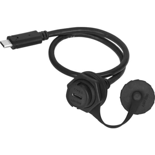 1M 30cm USB-C IP67 Waterproof Cable type-c 3.1 IP 67 Male to Female Panel Mount Water Proof Connector Extension cord