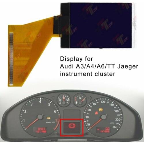 LCD Display Screen Instrument Speedometer Cluster For Audi A3 A4 A6 TT Jaeger Missing Pixel Repair
