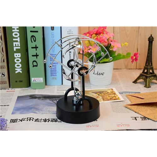 1PC Office Home Decoration Perpetual Objects Wiggler Tellurion Metal Crafts Ornaments Magnetic Furnishing Articles LZ 005
