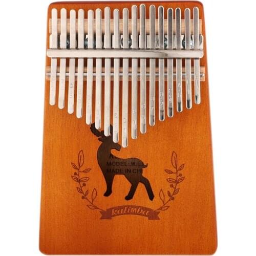 17 Keys Thumb Piano Wood Mbira Body Musical Instruments With Piano Learning Book Suitable Beginner Gift Keyboard Instruments
