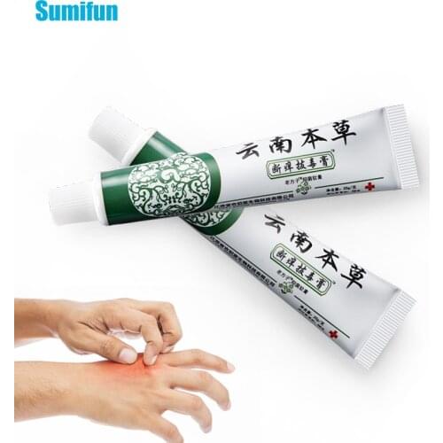 2Pcs Herbal Antibacterial Itching Cream Psoriasis Ointment Dermatitis Eczema Treatment Pruritus Eczematoid Relief Clean Skin Car