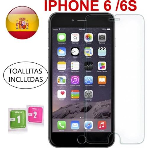 9H tempered glass screen Protector for Apple Iphone 6 6S